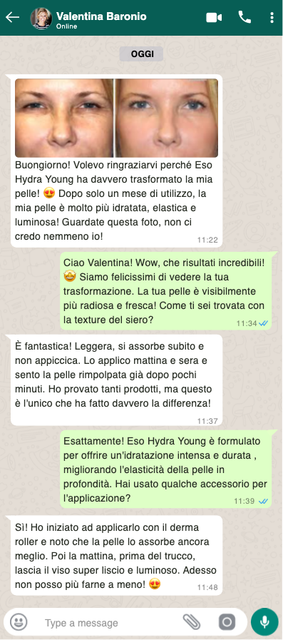 Commento e Opinione Cliente per Eso Hydra Young